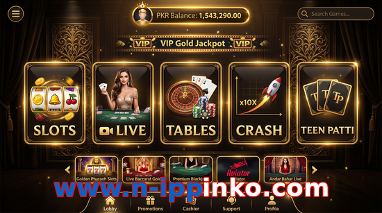 Main screen of Www.n-ippinko.com casino page for PK players